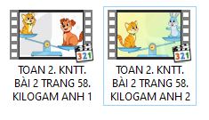 Lớp 2. Bài 15. Ki-lô-gam (Video tình huống bài 2 trang 58)